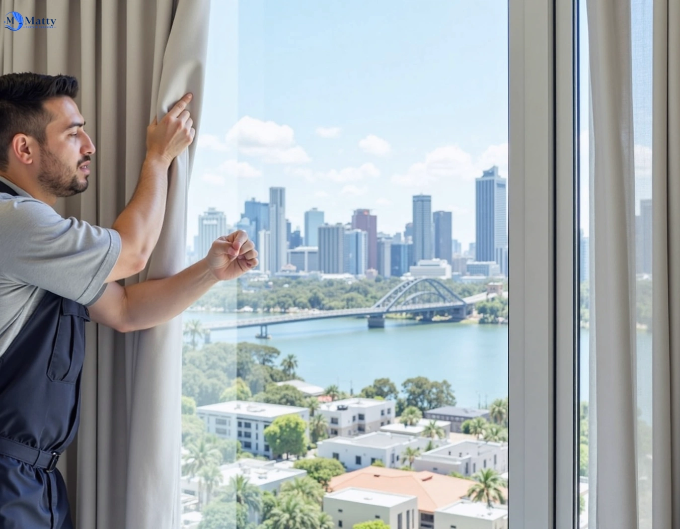 Professional curtain steam cleaning service cottles-bridge-vic QLD by Matty Curtain Cleaning